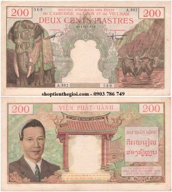 200 đồng piastre 1954 vietnam