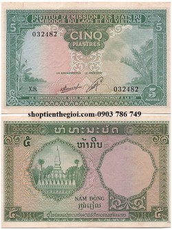 5 đồng piastre 1953 Laos