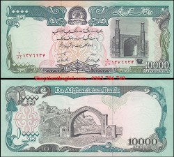 Afghanistan 10.000 Afghanis 1993 UNC