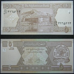 Afghanistan 5 Afghanis 2002 UNC - TT000287