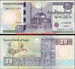 Ai Cập 20 Pound 2016 UNC