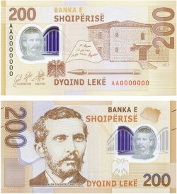 Albania 200 Leke 2019 UNC polyme