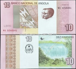 Angola 10 Kwanzas 2017 UNC