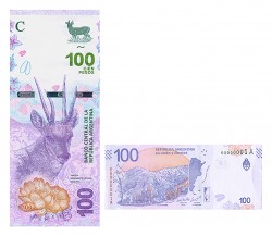 Argentina 100 peos 2018 UNC