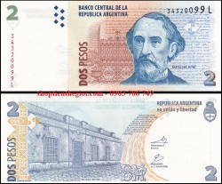 Argentina 2 peos 2012 UNC