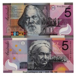 Australia 5 dollar 2001 UNC  -  SP002410