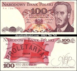 Ba Lan - Poland 100 Zlotych 1988 UNC