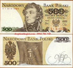 Ba Lan - Poland 500 Zlotych 1982 UNC