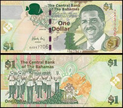 Bahamas 1 Dollar 2008 UNC