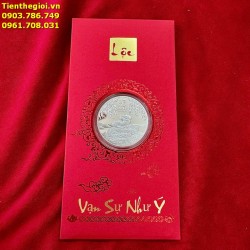 Bao Lì Xì Lộc Đồng Xu Con Rắn Úc Mạ Bạc - SP007936