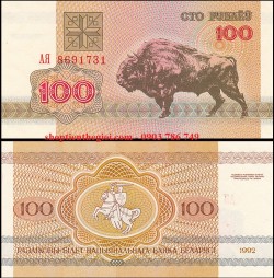 Belarus 100 Rublei 1992 UNC