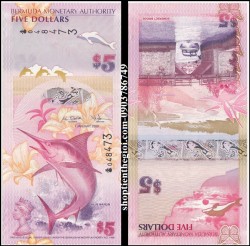 Bermuda 5 Dollars 2009 UNC - TT000496