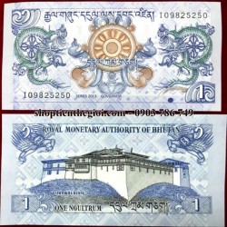 Bhutan 1 Ngultrum 2013 UNC