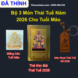 Bộ 3 Món Thái Tuế Năm 2026 Cho Tuổi Mão - SP008240