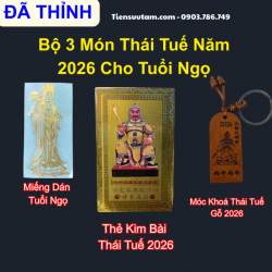 Bộ 3 Món Thái Tuế Năm 2026 Cho Tuổi Ngọ - SP008242