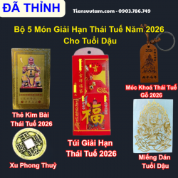 Bộ 5 Món Giải Hạn Thái Tuế Năm 2026 Cho Tuổi Dậu - SP008254