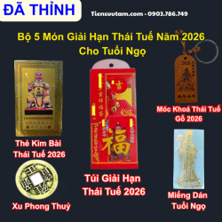 Bộ 5 Món Giải Hạn Thái Tuế Năm 2026 Cho Tuổi Ngọ - SP008235