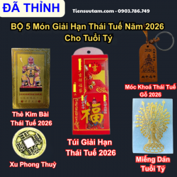Bộ 5 Món Giải Hạn Thái Tuế Năm 2026 Cho Tuổi Tý - SP008238