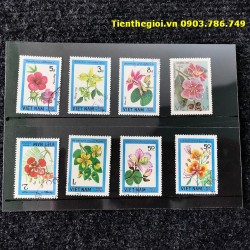 Bộ 8 tem Việt Nam Chủ đề Hoa – SP008015