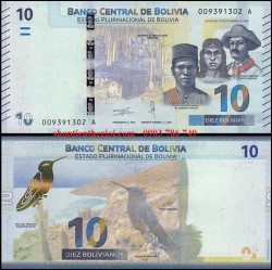 Bolivia 10 bolivianos 2018 UNC