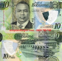 Botswana 10 Pula 2021 UNC polyme (tờ) - SP006134