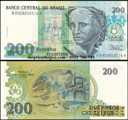 Brasil 200 Reals 1990 UNC