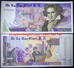 British - Anh specimen kỷ niệm Beethoven công ty De La Rue -  SP006070