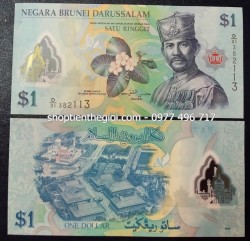 Brunei 1 Ringgit 2011 UNC Polymer