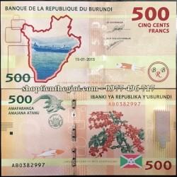 Burundi 500 Francs 2015 UNC