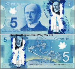 Canada 5 dollar 2017 polyme UNC