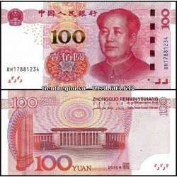 China - Trung Quốc 100 Yuan 2015 UNC - SP006959