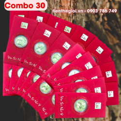 Combo 30 Bao Lì Xì Lộc Con Rắn Mạ Vàng Cute VIP - SP007148