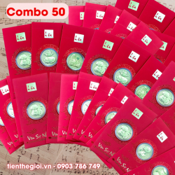 Combo 50 Bao Lì Xì Lộc Con Rắn Mạ Vàng Cute VIP - SP007149