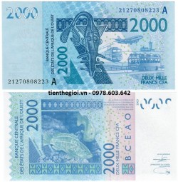 Cote d'Ivoire - Bờ Biển Ngà - CFA 2000 Francs 2003 UNC (A) - SP007714