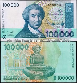 Croatia 100.000 Kuna 1991 UNC