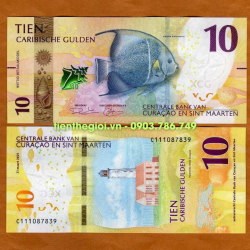Curacao And S.T Maarten 10 Caribische Gulden 2025 UNC - SP008032