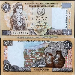 Đảo Síp - Cyprus 1 Pound 2004