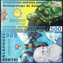 Galapagos Islands 500 Sucres 2012 UNC Polymer