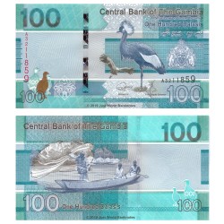 Gambia 100 Dalasis 2019 UNC