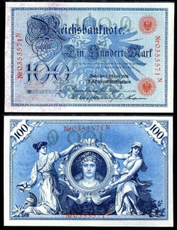 Germany - Đức 100 Mark 1908 AU