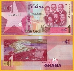 Ghana 1 Cedi 2019 UNC