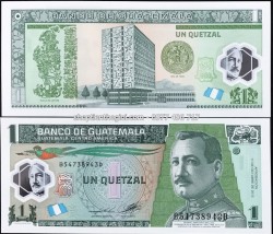 Guatemala 1 Quetzales 2011 UNC Polymer - TT000544