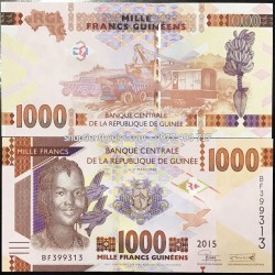 Guinea 1000 franc 2015 UNC