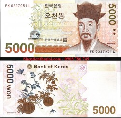 Hàn Quốc 5000 Won 2006 UNC