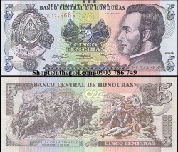 Honduras 5 Lempira 2008 UNC