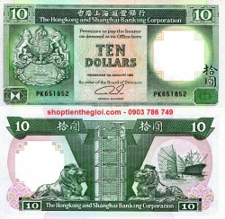 Hong Kong 10 Dollars 1992 UNC HSBC - SP006219