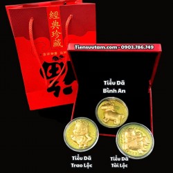 Hộp Miếng Xu Hình Con Ngựa Cute Mạ Vàng Túi Phúc - SP008296