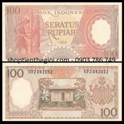 Indonesia 100 Rupiah 1958 UNC - SP001636