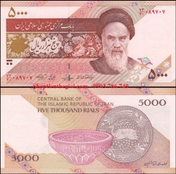 Iran 5000 Rials 2013 UNC - TT000236