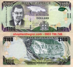 Jamaica 100 Dollars 2021 UNC Hybrid (tờ) - TT000557